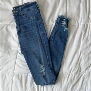 high rise jeans